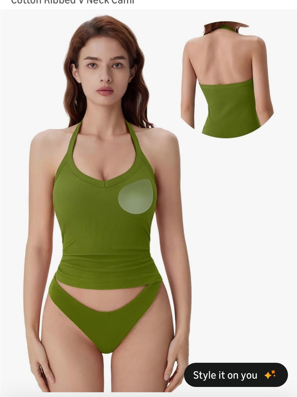 Halter Tank with padding